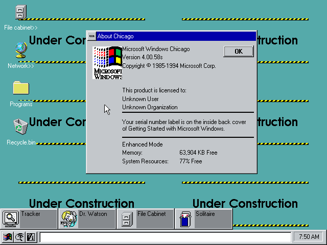 microsoft windows 95