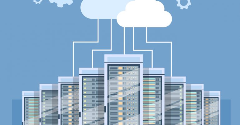 Data Center Cloud Connection Hosting Server Computer