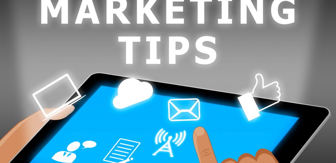Marketing Tips Shows EMarketing Advice 3d Illustration