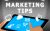 Marketing Tips Shows EMarketing Advice 3d Illustration