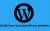 build a quick wordpress website